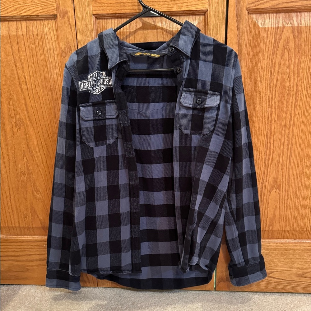 Harley Davidson flannel, size M